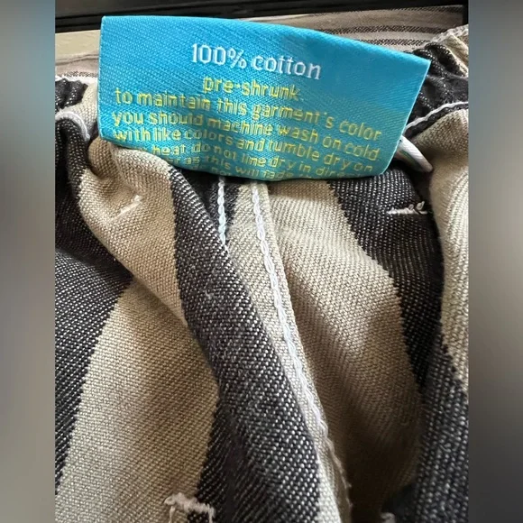 Big Bud Press Work Pants - Striped Black and Tan/Khaki/Greenish - Picture 7 of 10